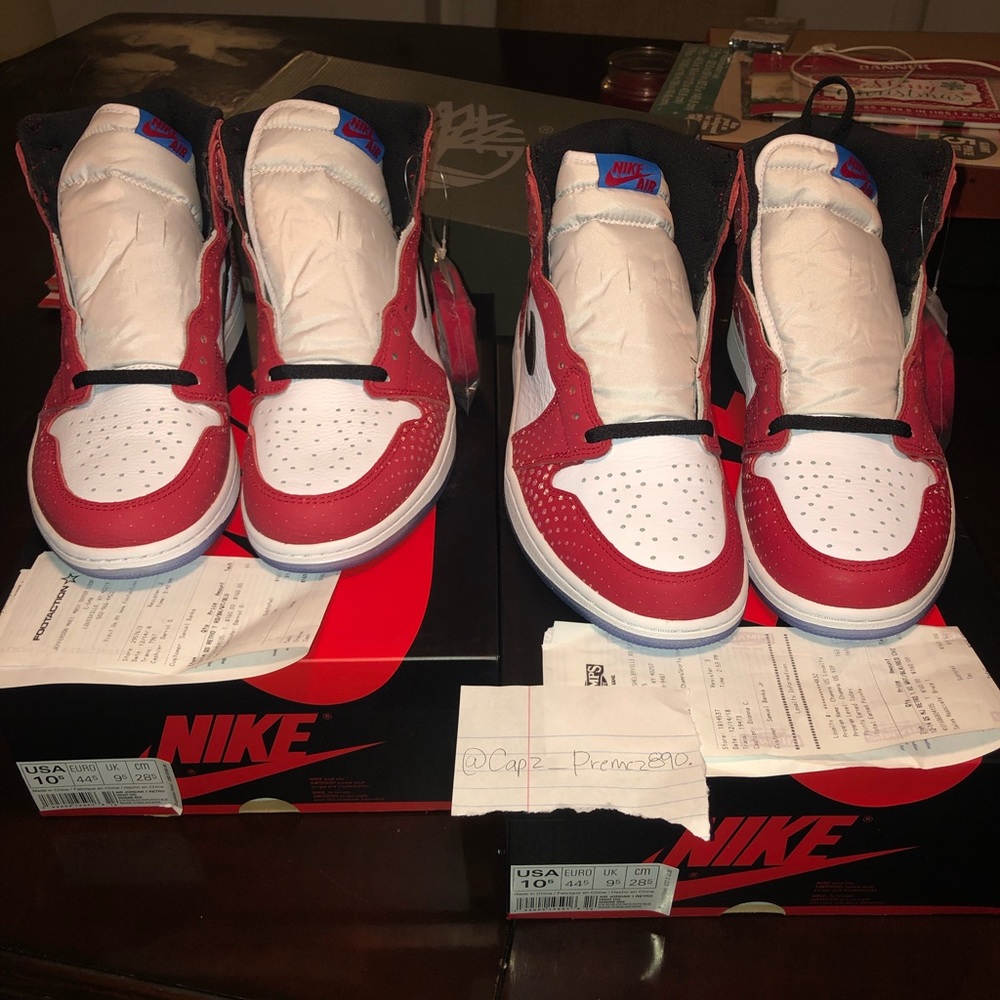 Air Jordan 1 “Spider-Man Origin” Sz 10.5 DS